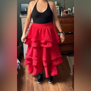Buru tiered ruffle Teagan Skirt size 1x